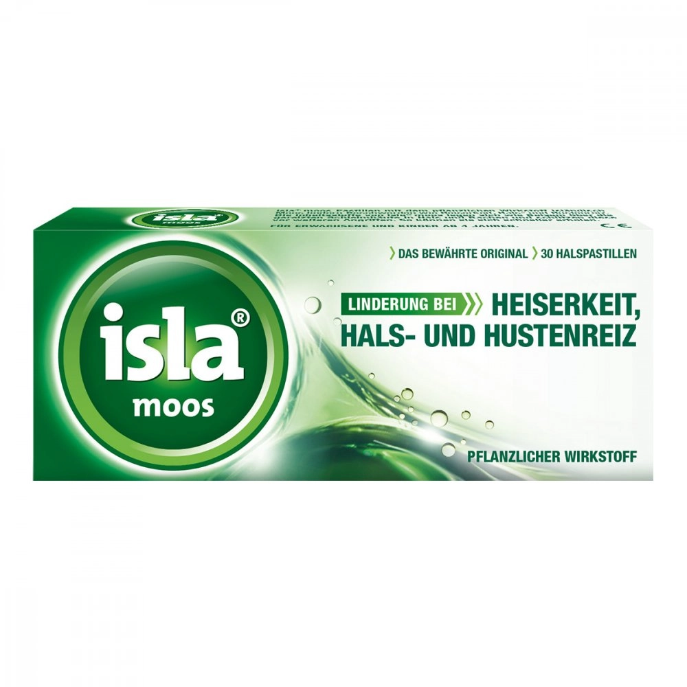 isla moos Halspastillen bei Halskratzen und Reizhusten