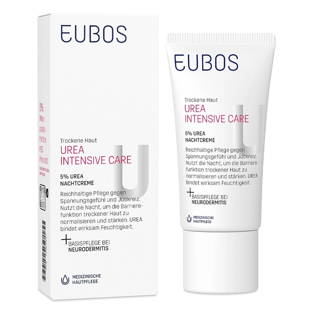 Eubos Trockene Haut Urea 5% Nachtcreme
