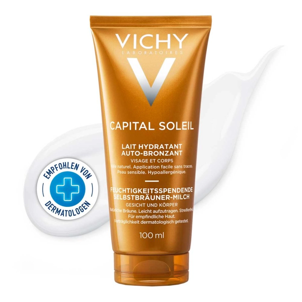Vichy Capital Soleil SelbstbrÃ¤uner Milch Gesicht und KÃ¶rper