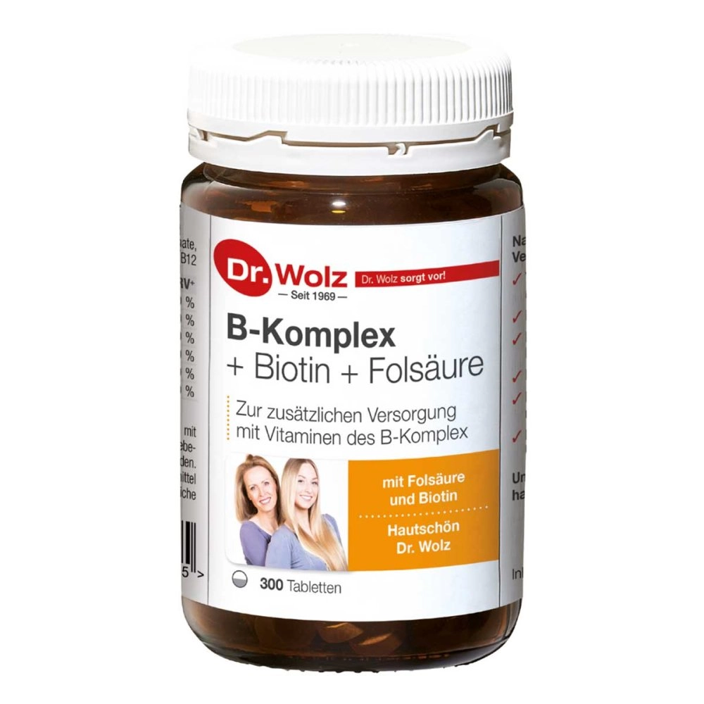Dr. Wolz B Komplex + Biotin + FolsÃ¤ure Tabletten