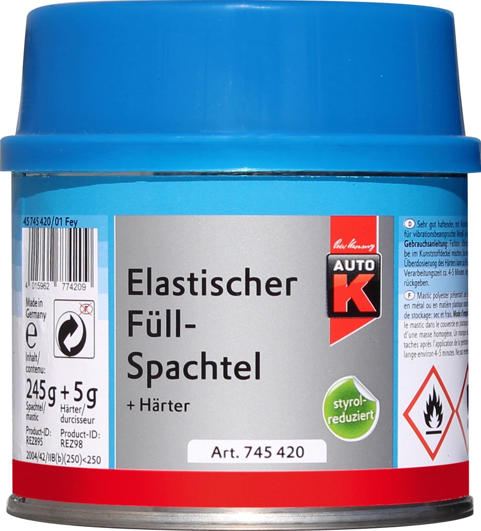 Auto-K ELASTISCHER FÜLLSPACHTEL 250G