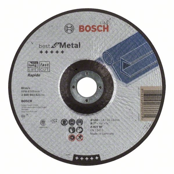 Trennscheibe gekröpft Best für Metall - Rapido