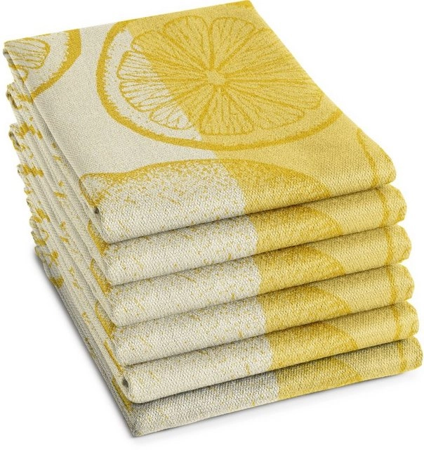 DDDDD Geschirrtuch »Citrus«, (Set, 6-tlg)