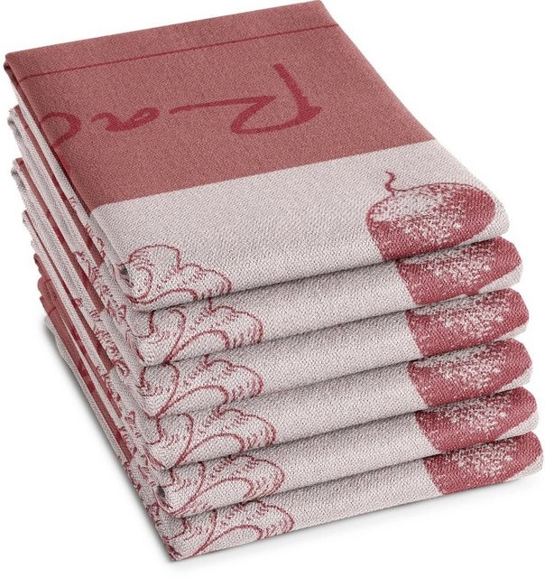 DDDDD Geschirrtuch »Radish«, (Set, 6-tlg)