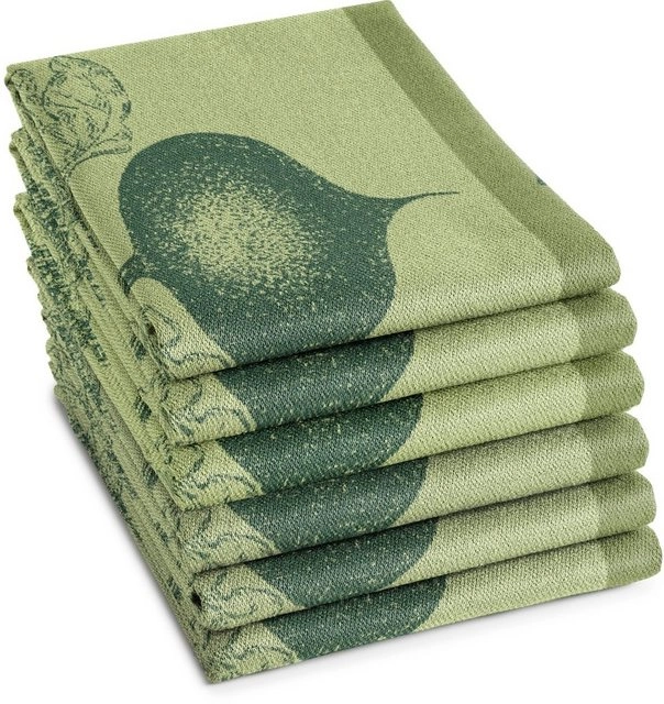 DDDDD Geschirrtuch »Greens«, (Set, 6-tlg)