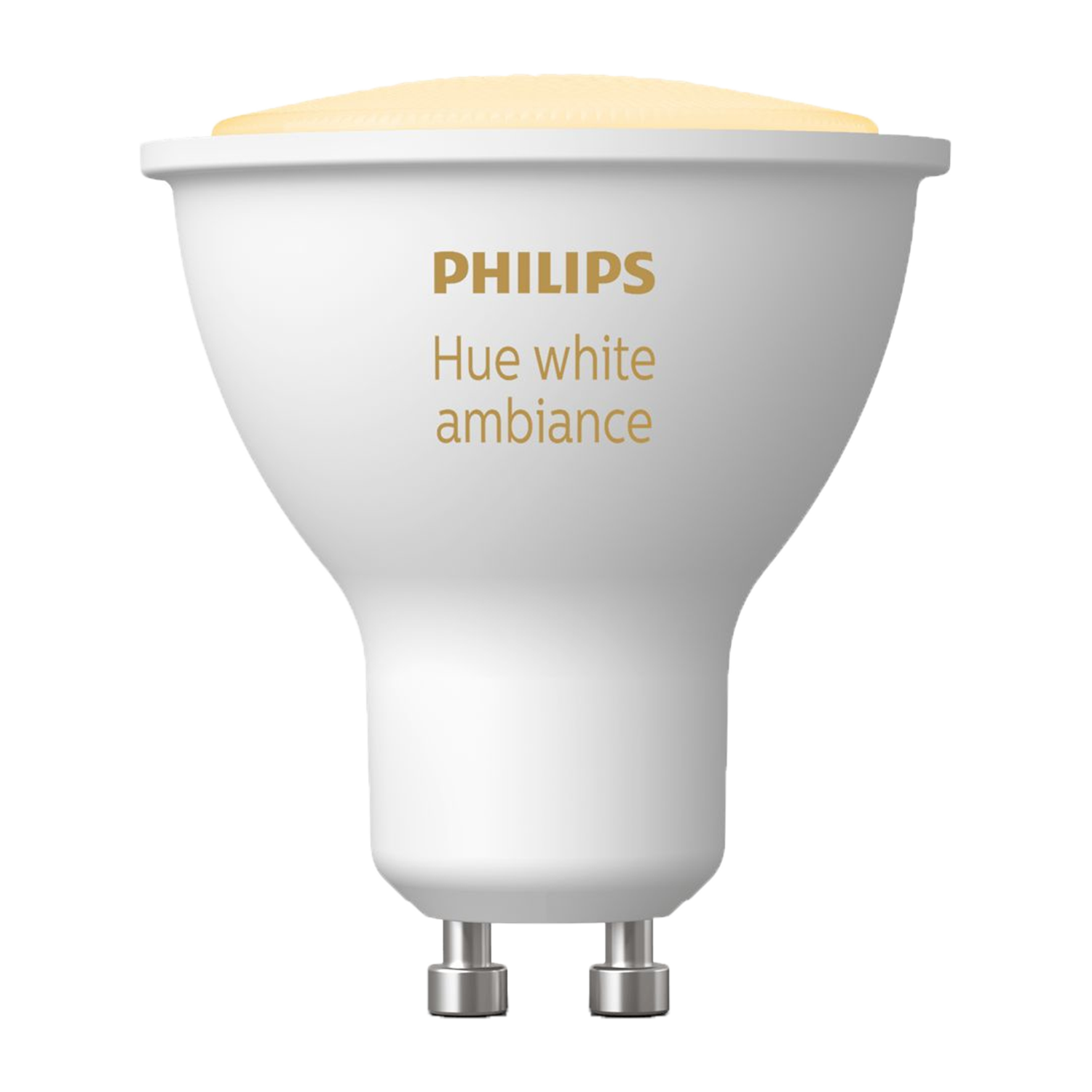 Philips Hue White ambience Einzelpack GU10|Intelligente Glühbirne|Weiß|Bluetooth/Zigbee|LED|GU10|Kühles Tageslicht