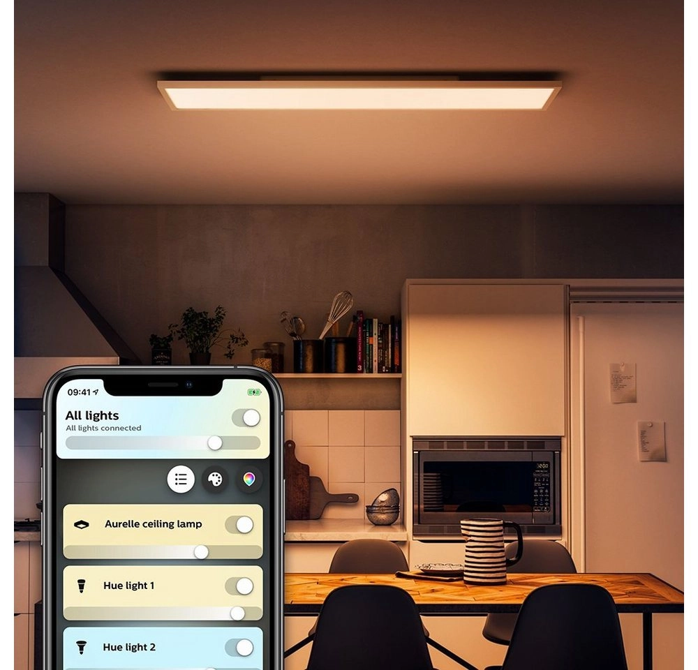 Philips Hue Aurelle Hue Panel REC 46.5W ceiling lamp BT|intiligente Lampe|Smart Home