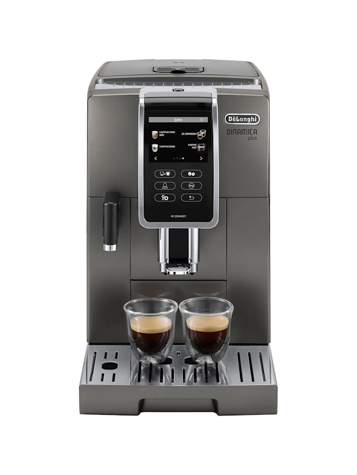 De'Longhi Dinamica Plus ECAM370.95.T|Automatische Kaffeemaschine mit Cappuccinatore|19 bar|Titan