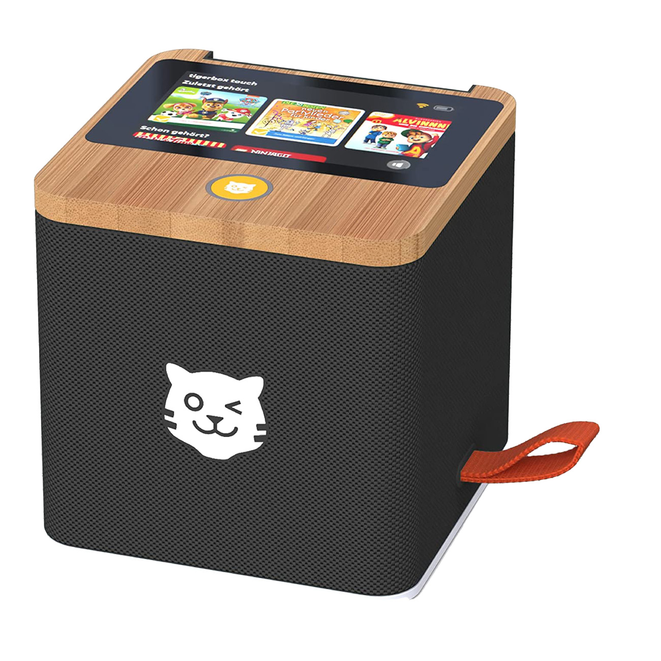 Tiger Media tigerbox TOUCH | Kinder Musikbox | Touchdisplay | Beeindruckender Stereo-Klang | Lautstärkebegrenzung gegen zu lauten Hörkonsum | Schwarz