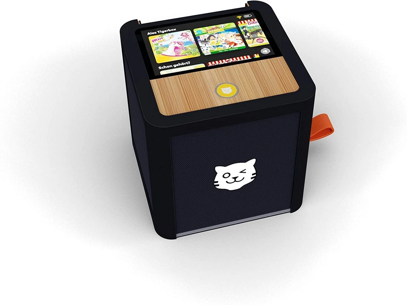 Tiger Media tigerbox TOUCH | Kinder Musikbox | Touchdisplay | Beeindruckender Stereo-Klang | Lautstärkebegrenzung gegen zu lauten Hörkonsum | Schwarz