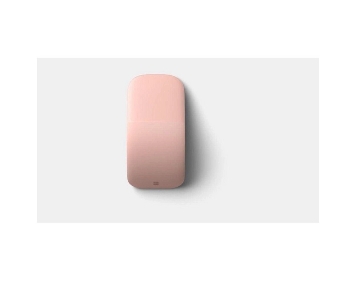 Microsoft Arc Mouse|Maus|optisch|2 Tasten|kabellos|Bluetooth 4.1 LE|Rosa