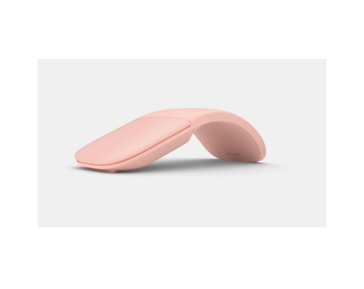Microsoft Arc Mouse|Maus|optisch|2 Tasten|kabellos|Bluetooth 4.1 LE|Rosa