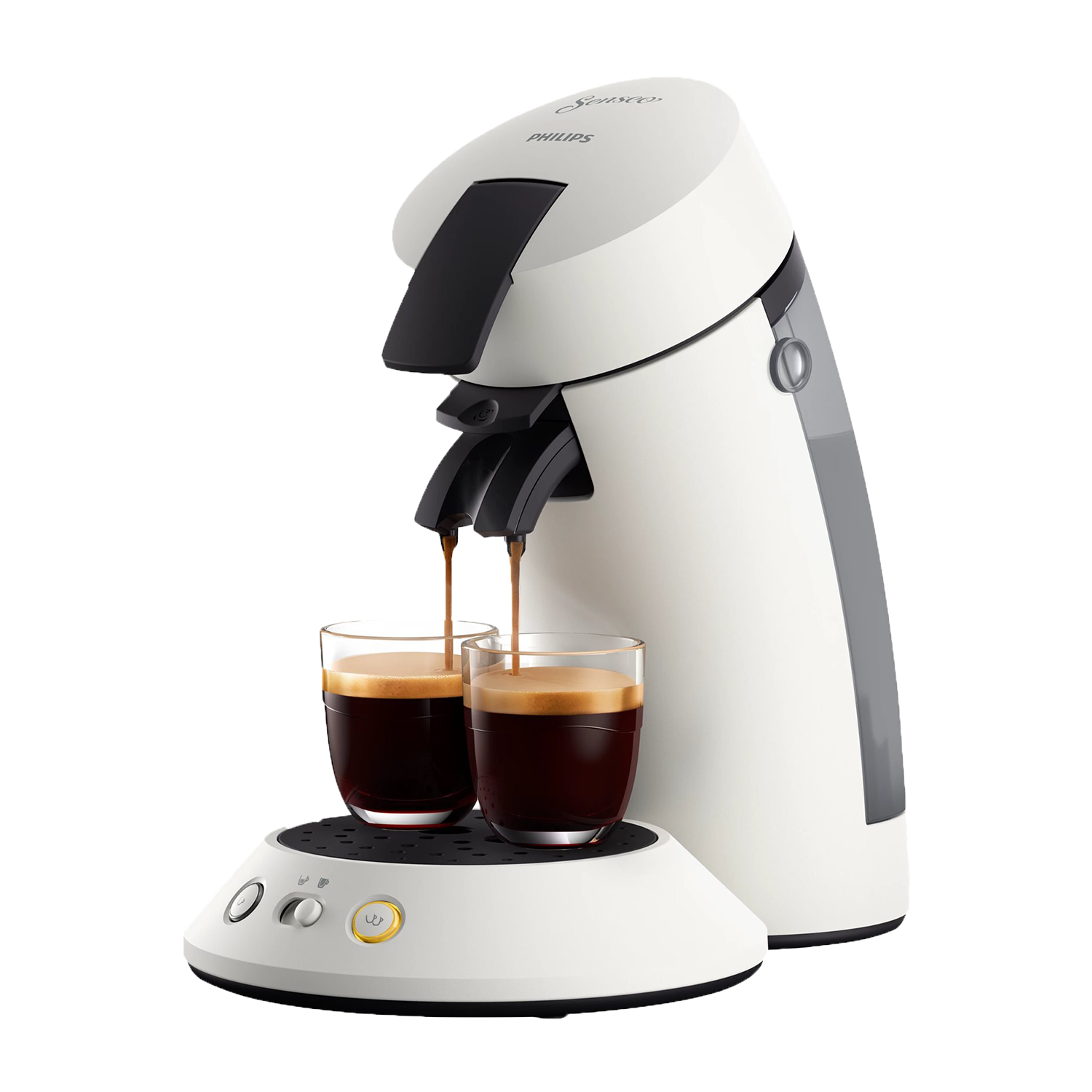 Senseo CSA210/10 Original Plus | Pad & Kapselmaschine | Kaffeemaschine | Kaffee Boost Technologie | Crema Plus Technologie | 1 oder 2 Tassen gleichzeitig 