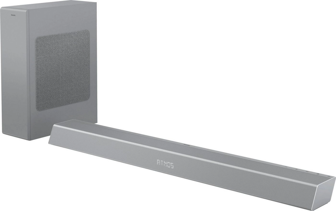 Philips TAB8505/10 | Soundbar mit Subwoofer (2.1) | 200 Watt Leistung | Kopplung mit Sprachassistenten | Multiroom-Audio | Surround Sound 