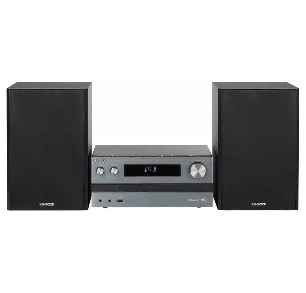 Kenwood M-918DAB-H | Stereoanlage | DAB+ - Bluetooth - CD - USB - Line-In - UKW Wiedergabe | 50 Watt Ausgangsleistung / 100 Watt Gesamtleistung | Anthrazit