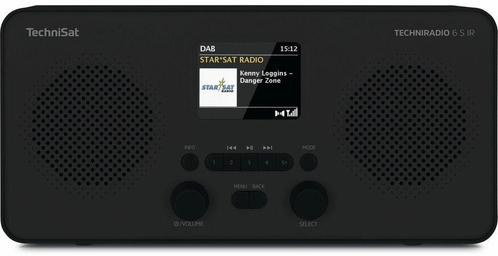 Technisat TechniRadio 6 S IR | Radio | DAB+ Digitalradio | RDS UKW Radio | Uhr- und Datumsanzeige | TFT-Farbdisplay (2,4) | Internetradio via WLAN"