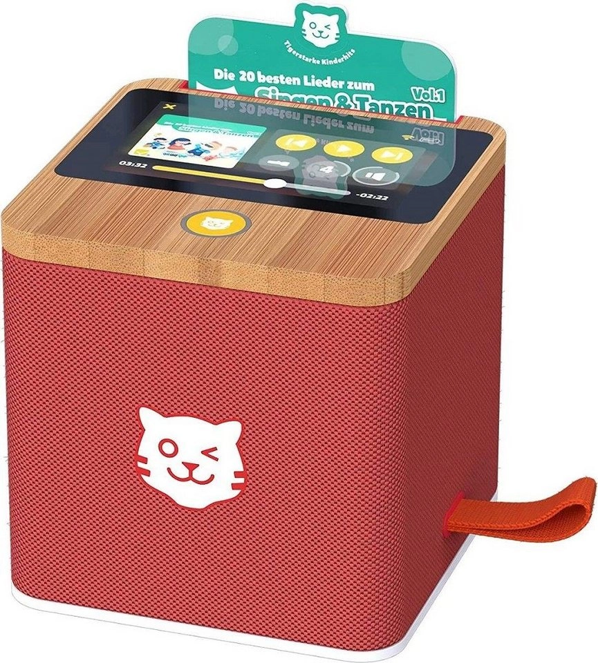 Tiger Media tigerbox TOUCH | Kinder Musikbox | Touchdisplay | Beeindruckender Stereo-Klang | Lautstärkebegrenzung gegen zu lauten Hörkonsum | Rot