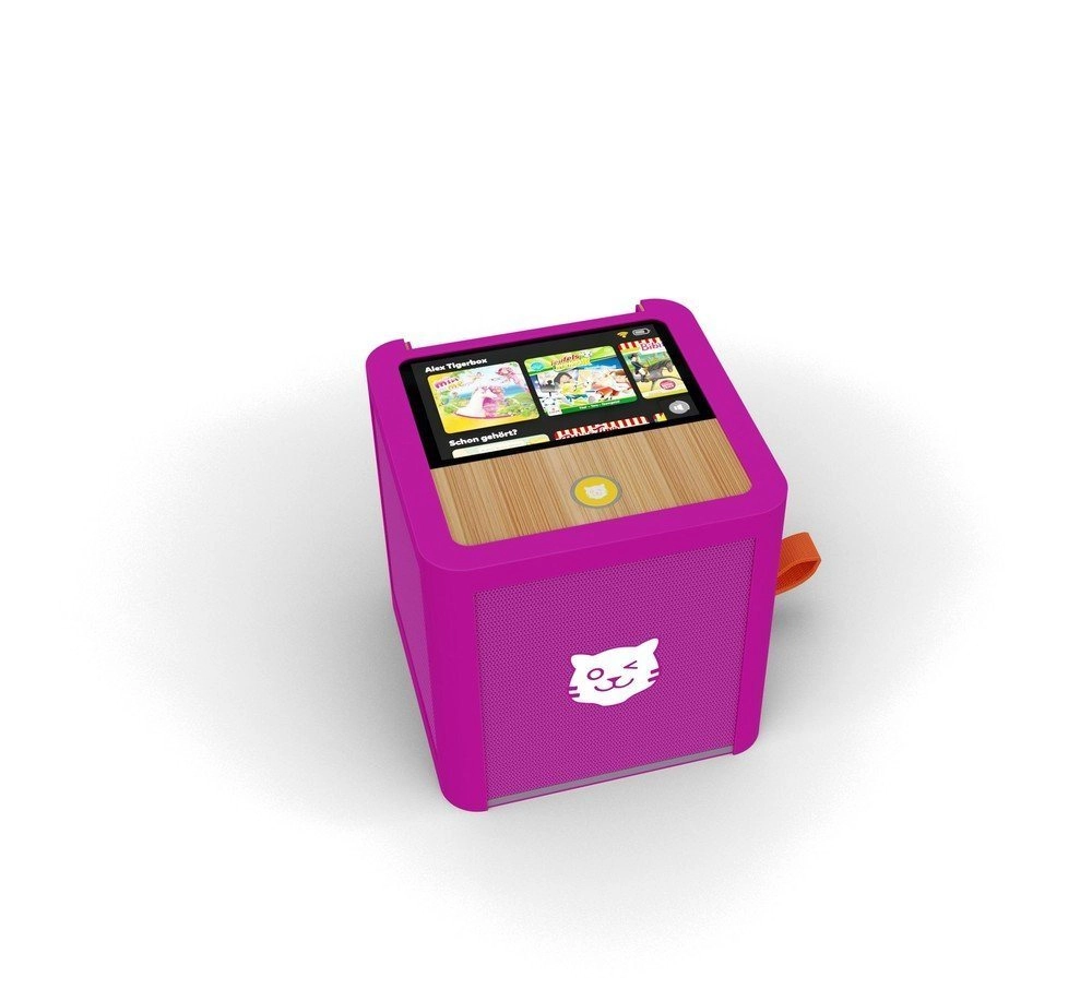 Tiger Media tigerbox TOUCH | Kinder Musikbox | Touchdisplay | Beeindruckender Stereo-Klang | Lautstärkebegrenzung gegen zu lauten Hörkonsum | Lila