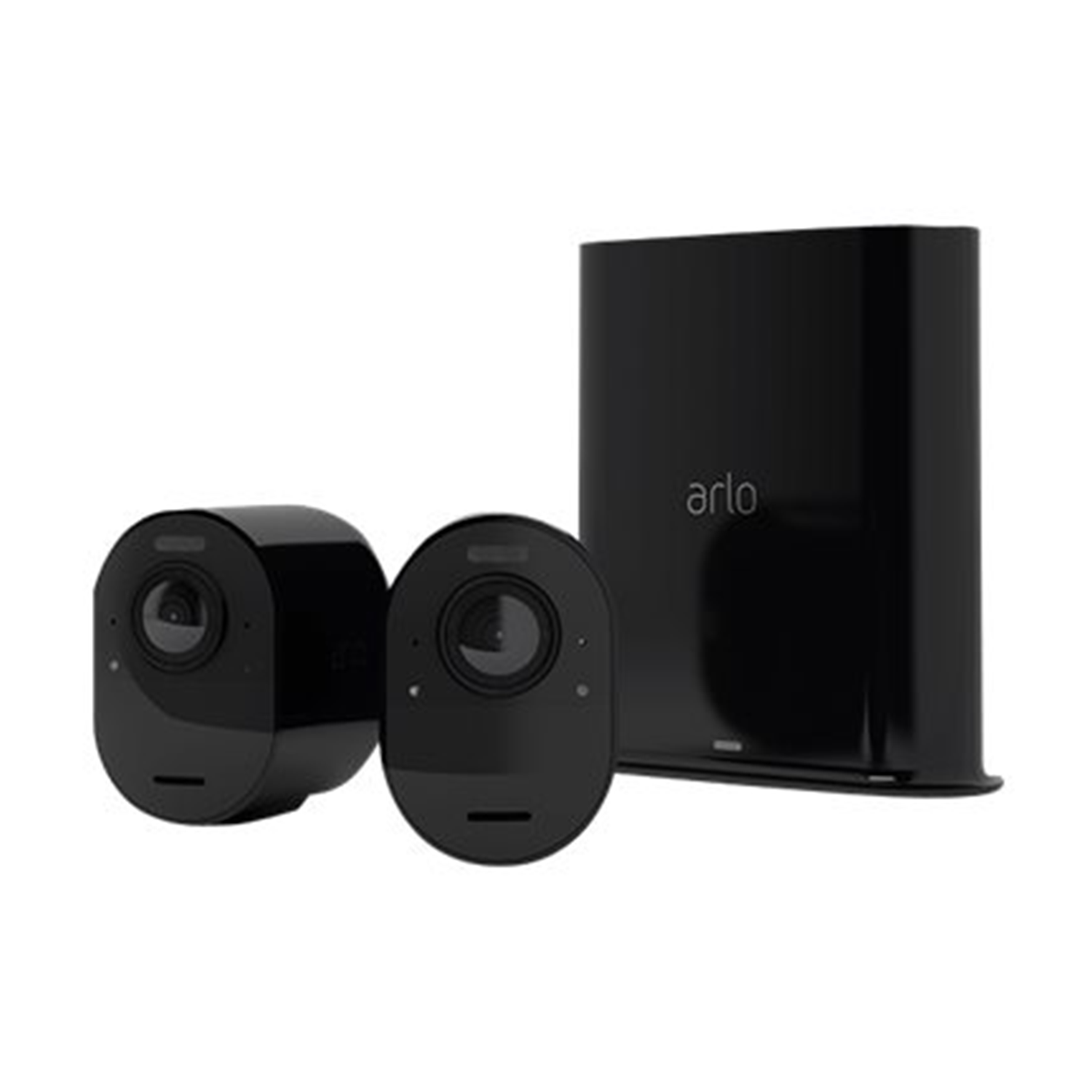 Arlo Ultra 2 Sysem Bundle schwarz (2xKamera) | WiFi-Kamera Set | Außenbereich, Innenbereich | Glasklares 4K-HDR-Video | Verbesserte Nachtsicht in Farbe