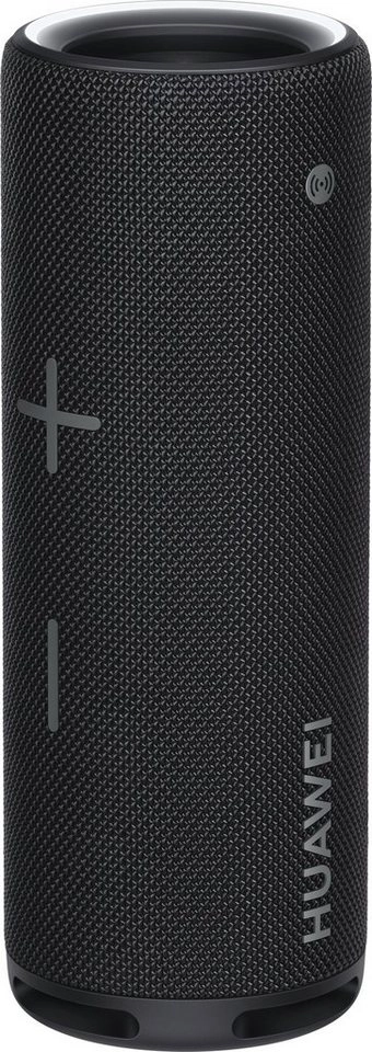 Huawei Sound Joy Schwarz| Bluetooth Lautsprecher | 26 Stunden Wiedergabezeit | Vierfach-Lautsprechereinheit | Wasserbeständig nach IP67-Standard | Staubdicht 