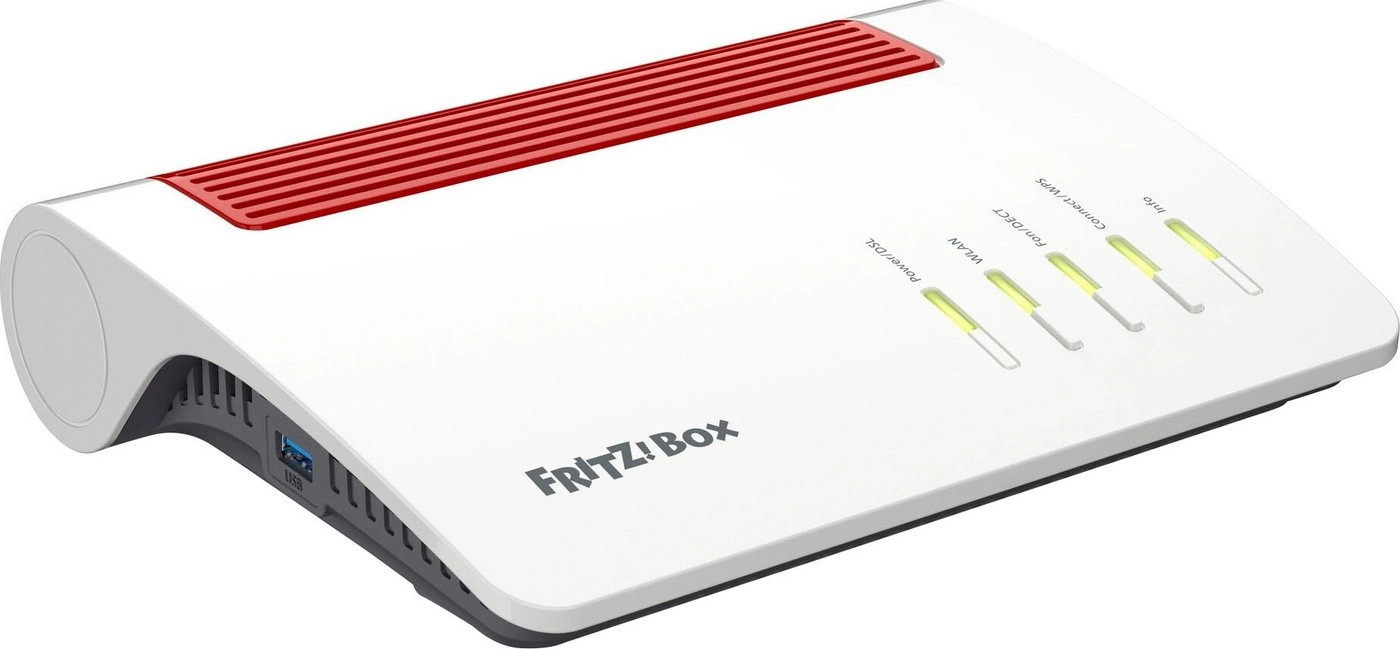 AVM FRITZ!Box 7590 AX | Wireless Router | Highspeed mit Wi-Fi 6 | Intelligentes WLAN Mesh für das Heimnetz | Für alle DSL-Anschlüsse bis 300 MBit/s