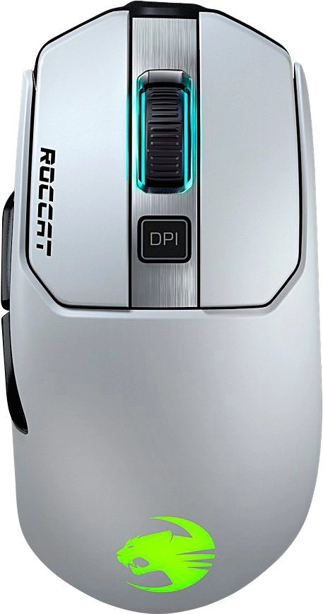 Roccat Kain 202 AIMO | 16000 DPI | 1000 Hz | 1000 mAh Lithium-Ionen Akku | Schnittestellen: 2.4 GHz, USB 2.0 | ROCCAT Swarm | Speicher 512 KB | Anzahl Tasten 6