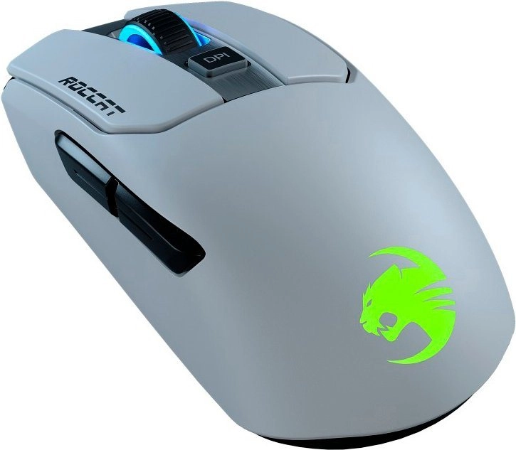 Roccat Kain 202 AIMO | 16000 DPI | 1000 Hz | 1000 mAh Lithium-Ionen Akku | Schnittestellen: 2.4 GHz, USB 2.0 | ROCCAT Swarm | Speicher 512 KB | Anzahl Tasten 6