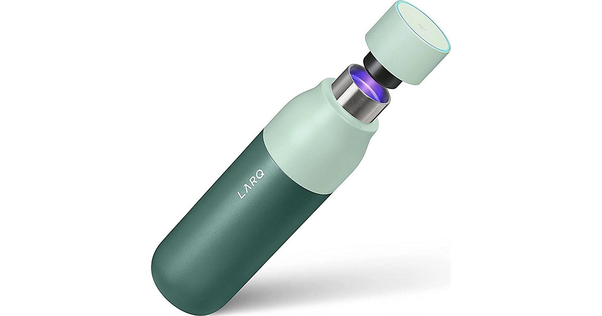 LARQ Bottle 500ml Eucalyptus Green | Wasseraufbereitungstrinkflasche | Reines Wasser in 60 Sekunden | Hält das Wasser 24 Stunden lang kalt | intelligente Selbstreinigung