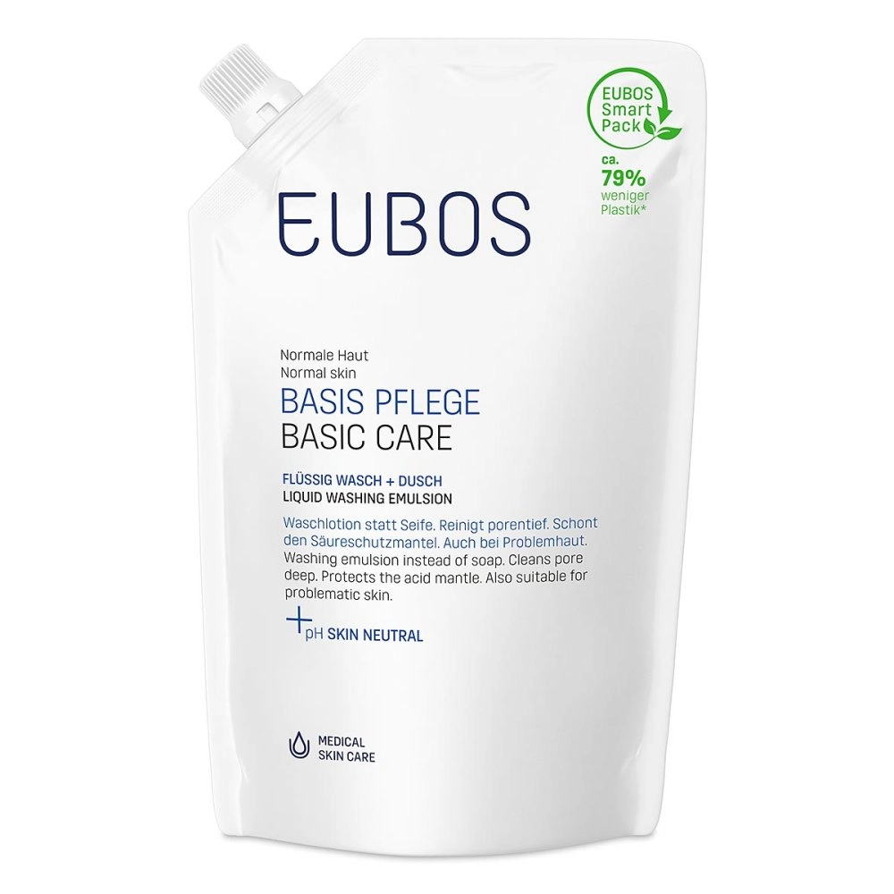 Eubos FlÃ¼ssig blau NachfÃ¼llpackung unparfÃ¼m.