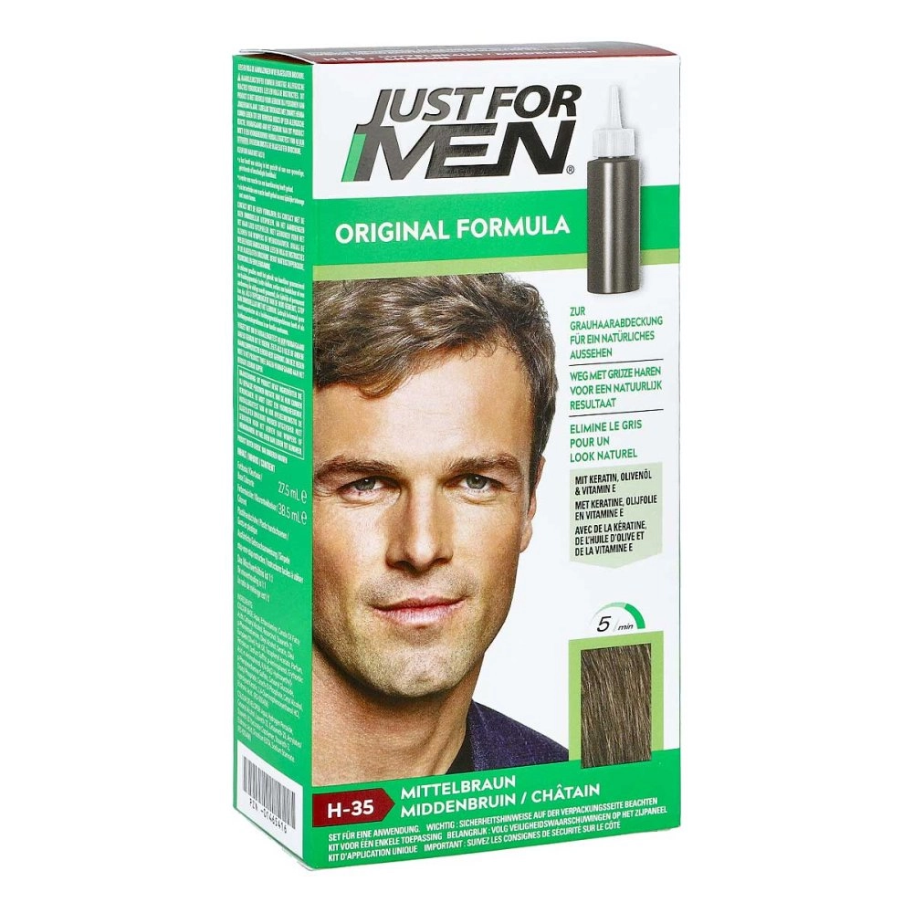 Just for men TÃ¶nungsshampoo mittelbraun