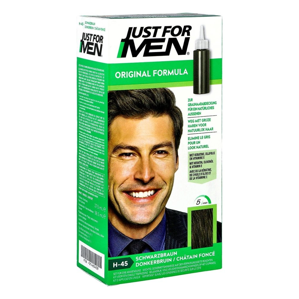 Just for men TÃ¶nungsshampoo schwarzbraun