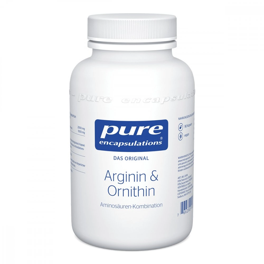 Pure Encapsulations Arginin + Ornithin Kapseln