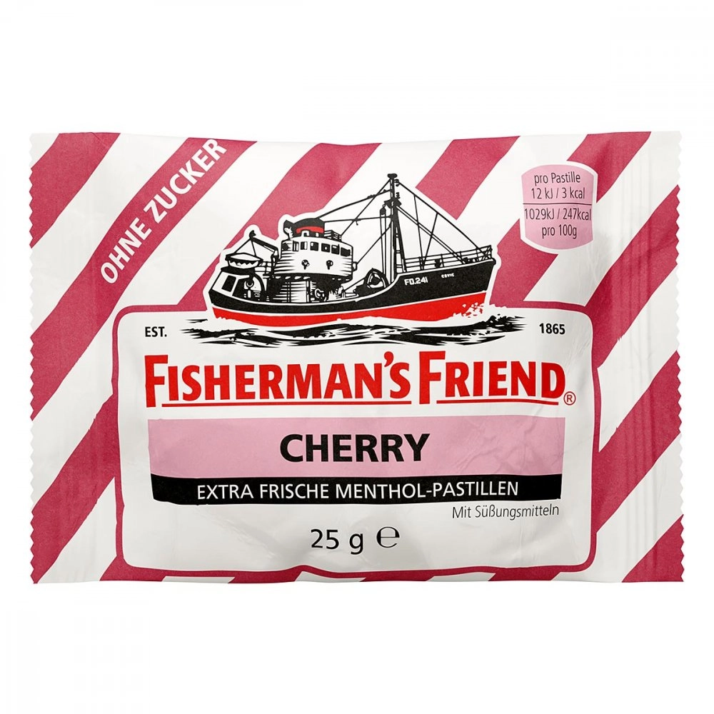 Fishermans Friend Cherry ohne Zucker Pastillen