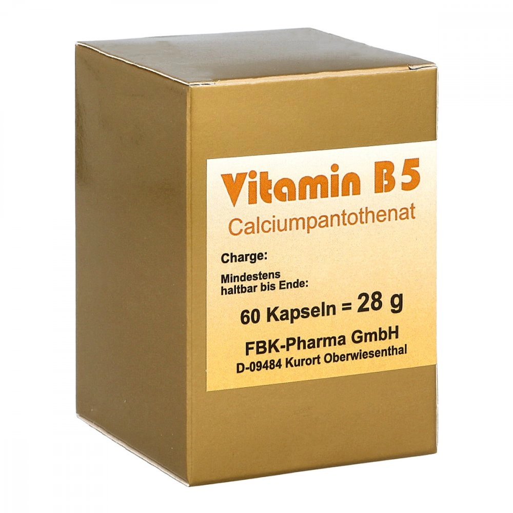Vitamin B5 Calciumpantothenat Kapseln
