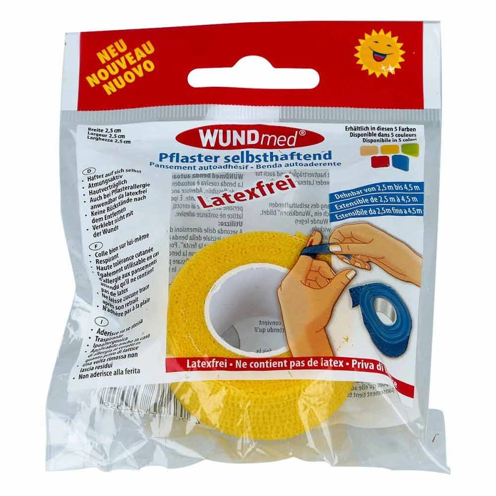 Pflaster selbsthaftend dehnbar 2,5 cmx2,5 m Rolle