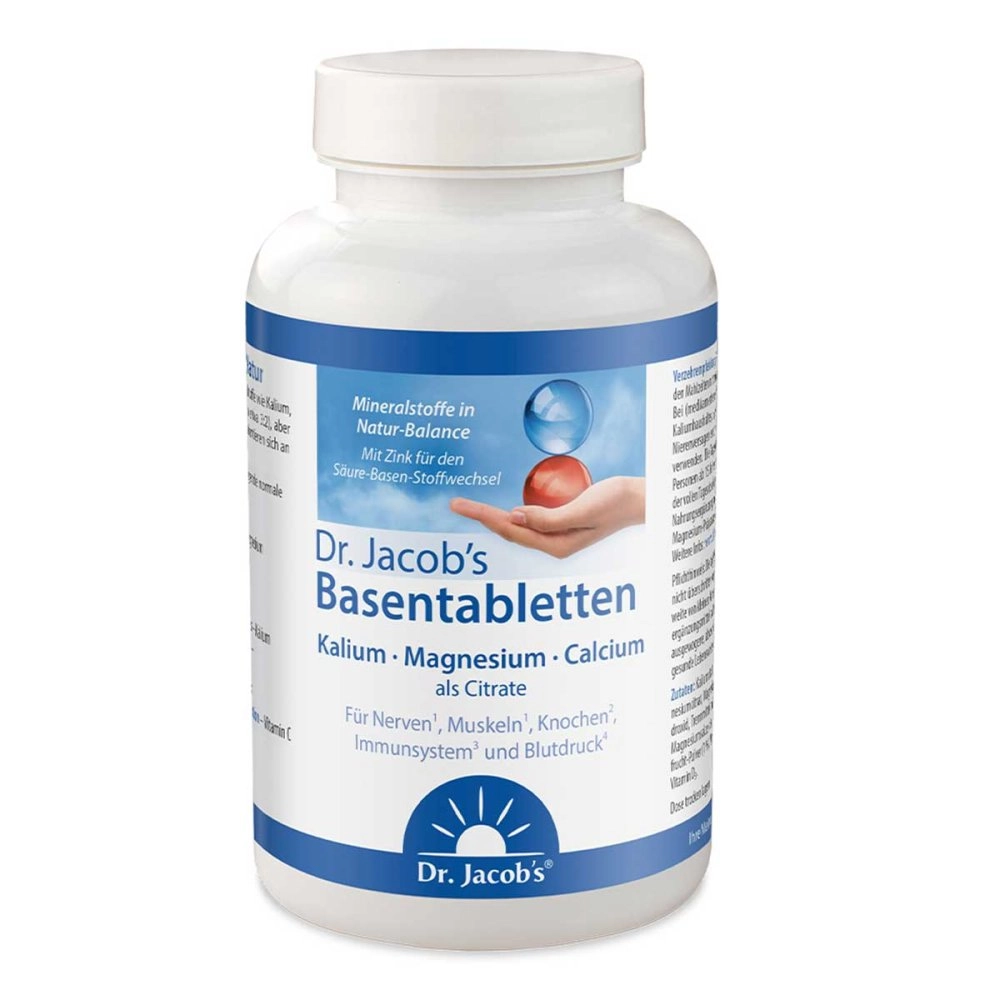 Dr. Jacob's Basentabletten Kalium Magnesium Calcium Citrat