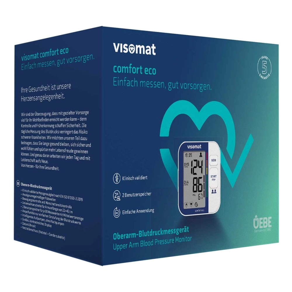 Visomat comfort eco Oberarm BlutdruckmessgerÃ¤t