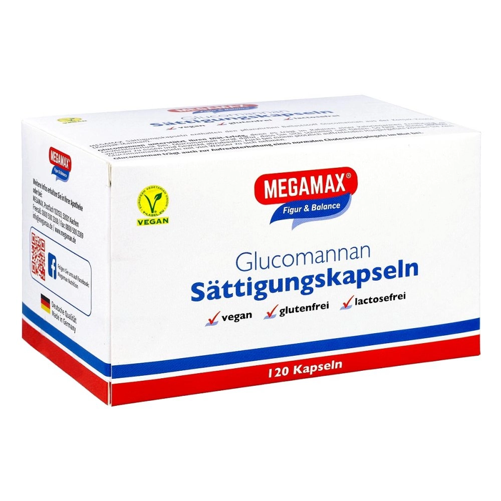 Megamax SÃ¤ttigungskapseln Glucomannan