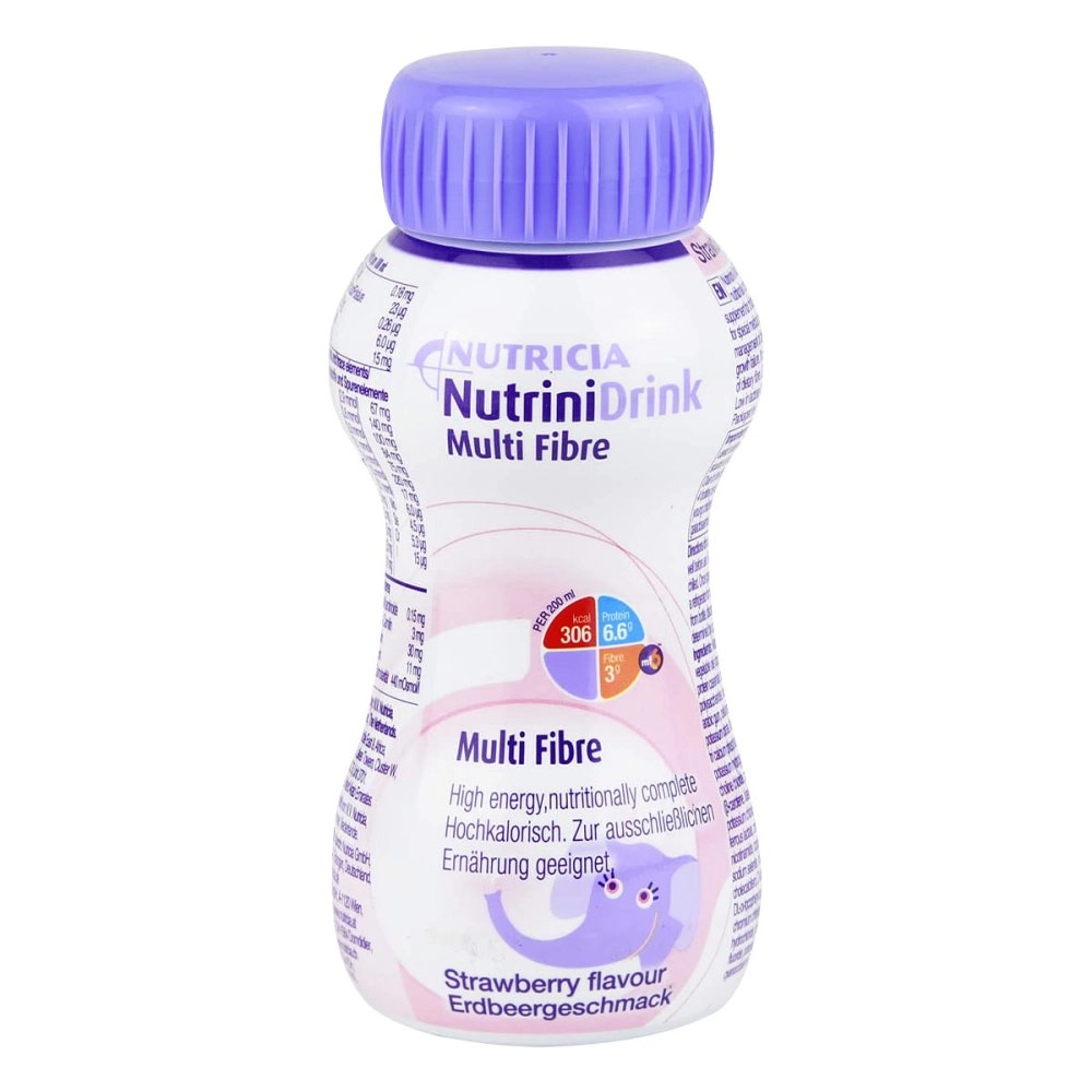 Nutrini Drink Multi Fibre Erdbeergeschmack