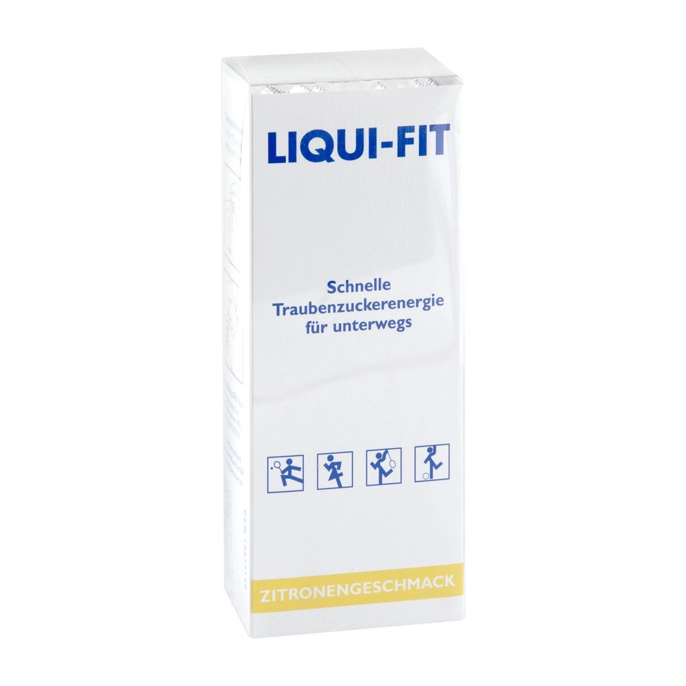 Liqui Fit Lemon flÃ¼ssige ZuckerlÃ¶sung Beutel