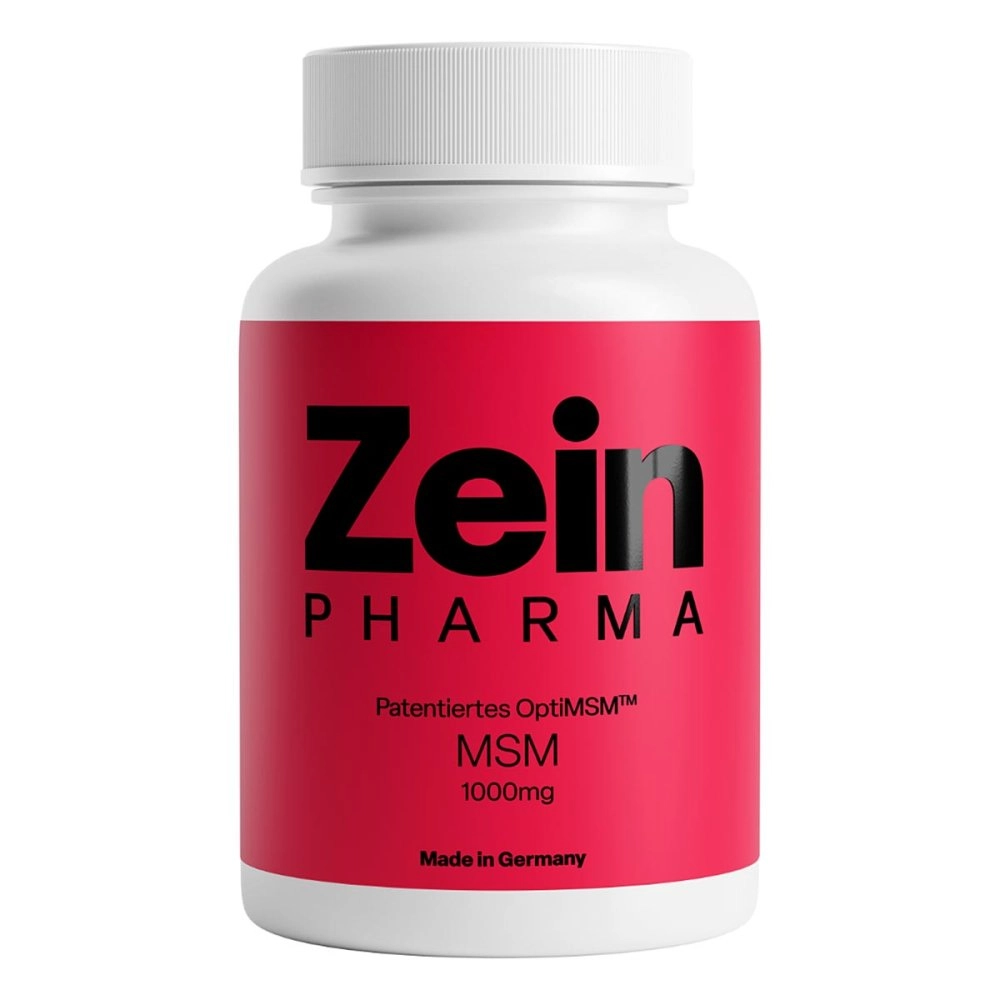 MSM mit patentiertem OptiMSMâ¢ 1000mg von ZEINpharma