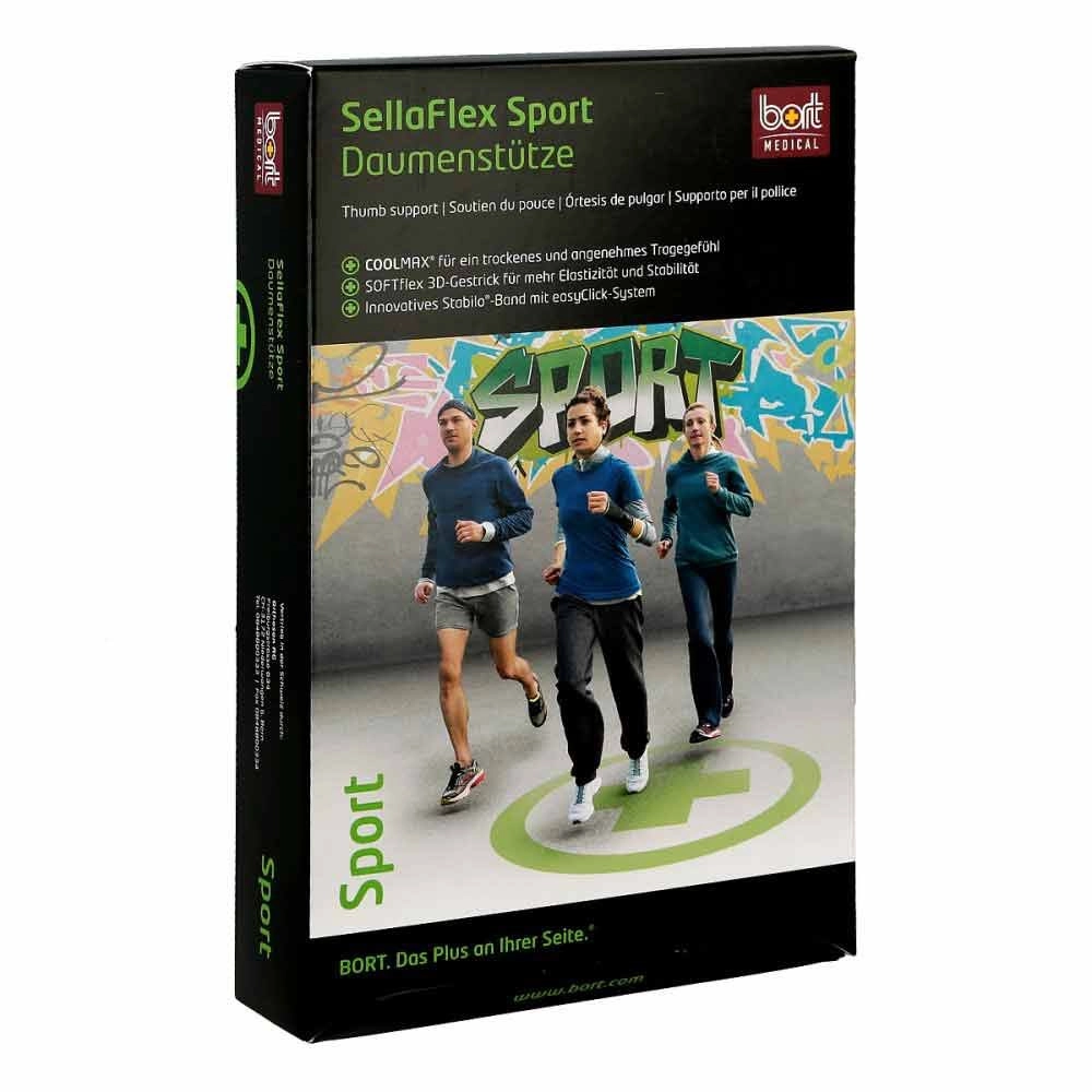 Bort Sellaflex DaumenstÃ¼tze Sport L schwarz-grÃ¼n