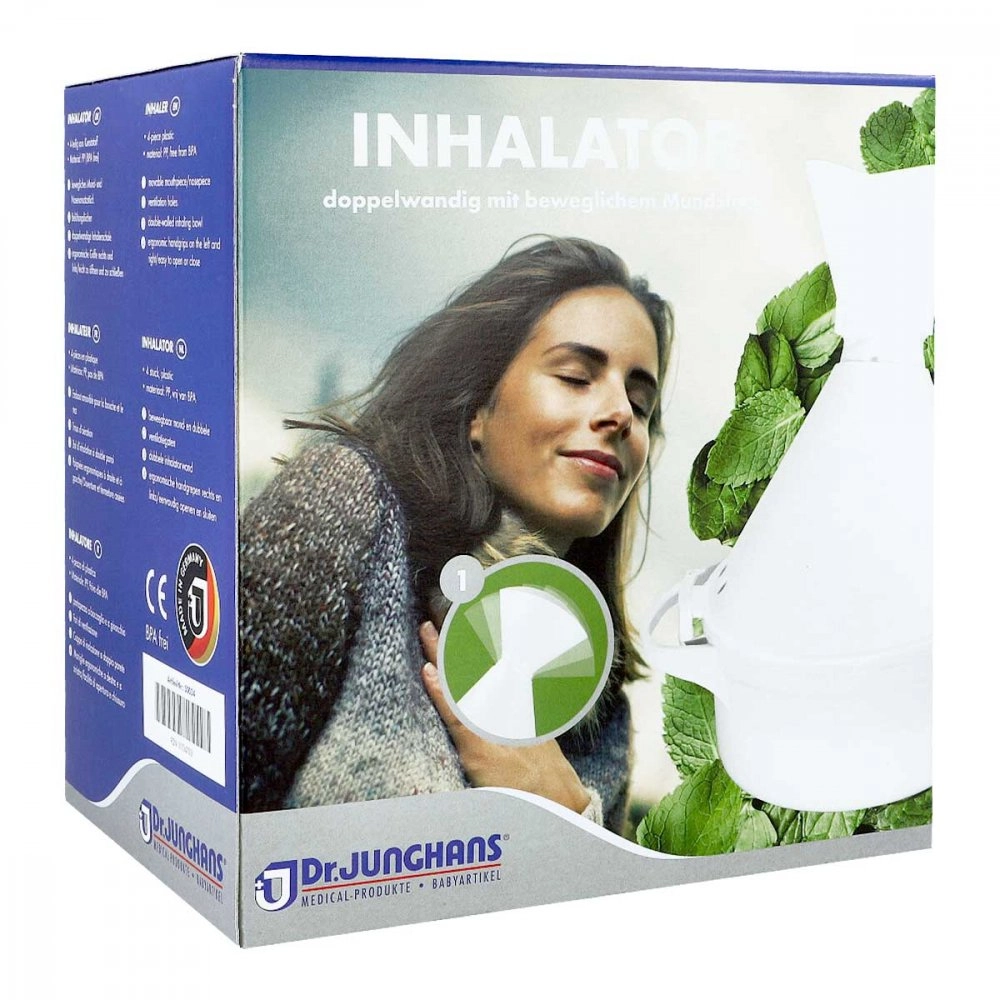 Inhalator Kunststoff doppelwandig bewegl.MundstÃ¼ck