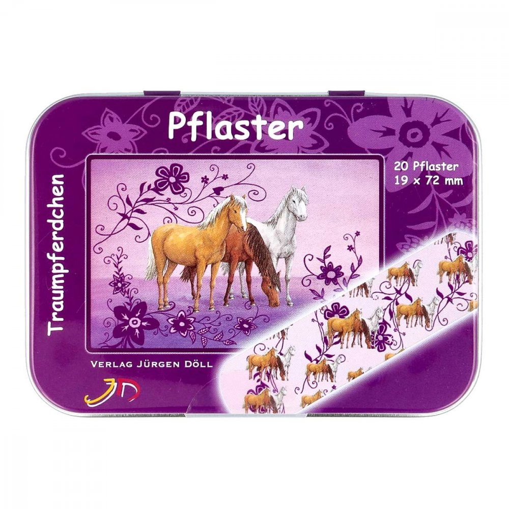 Kinderpflaster Traumpferdchen Dose Pflaster
