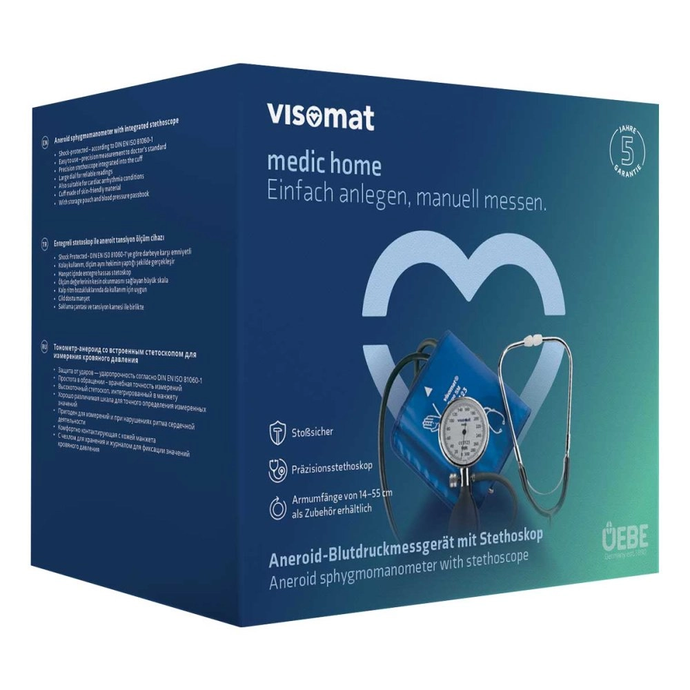 Visomat medic home M BlutdruckmessgerÃ¤t mit Stethoskop