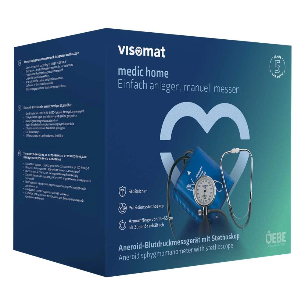 Visomat medic home XXL BlutdruckmessgerÃ¤t mit Stethoskop