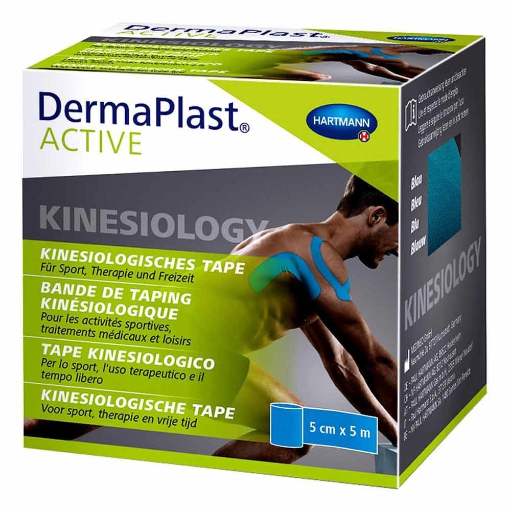 DermaPlast Active Kinesiology Tape 5 cm x 5 m blau