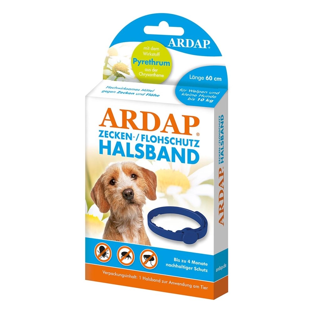 Ardap Zecken-/flohschutzhalsb.kl.hun.+welp.b.10 kg