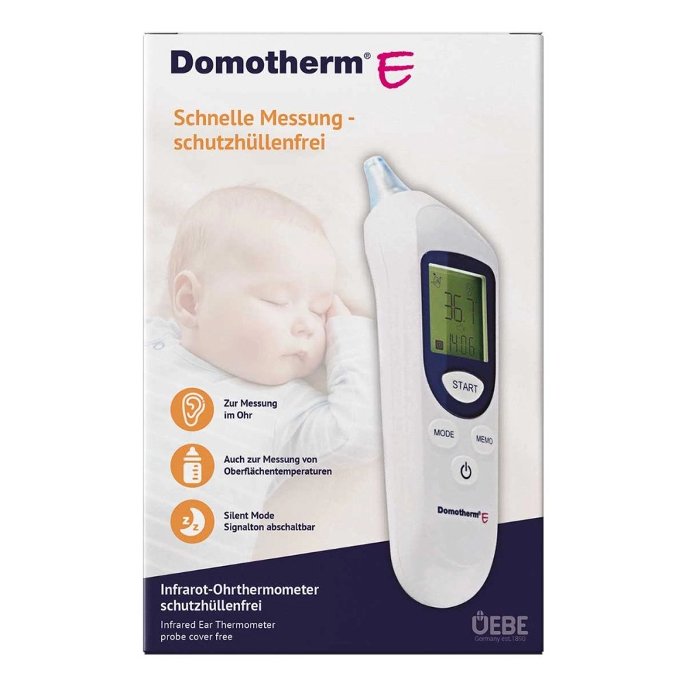 Domotherm E Infrarot-Ohrthermometer SchutzhÃ¼llenfrei