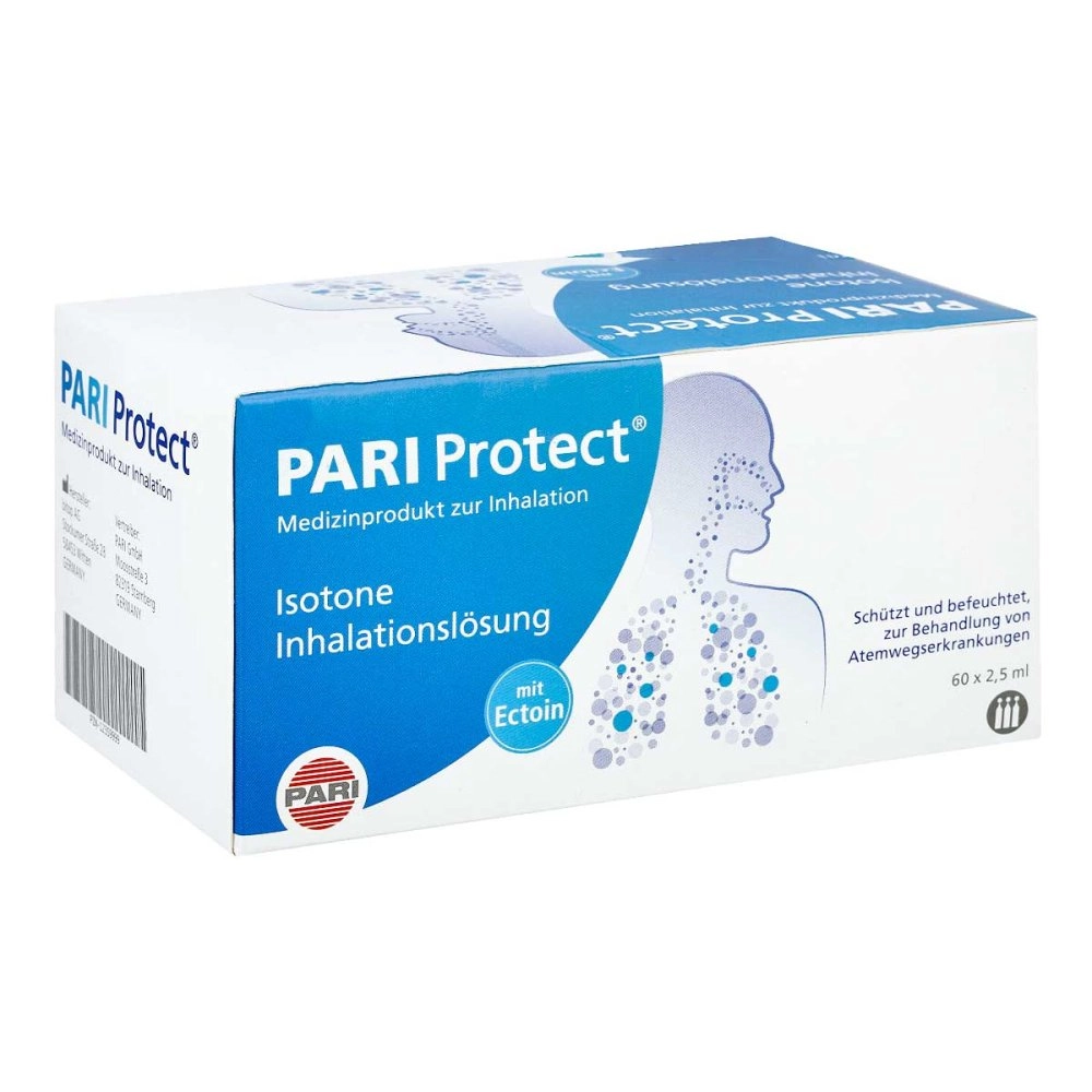 Pari Protect InhalationslÃ¶sung mit Ectoin Ampullen